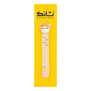 بوک مارک چوبی طرح تک شاخ آرزوها برند نشانک