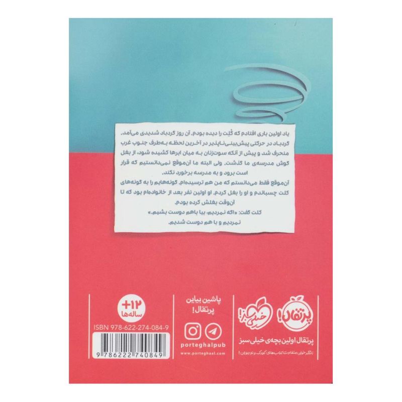 کتاب گردبادهای مغز من اثر کت پاتریک انتشارات پرتقال