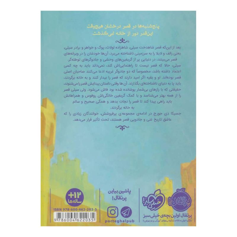 کتاب قصر شگفت انگیز 3 اثر جسیکا دی جورج انتشارات پرتقال