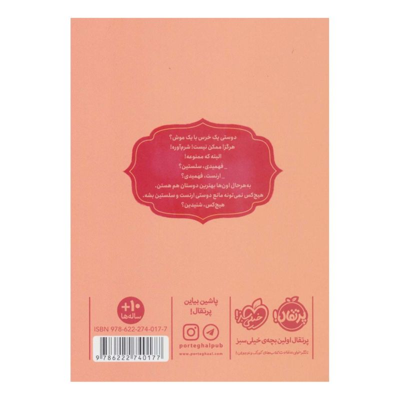 کتاب داستان دوستی ارنست و سلستین اثر دانیل پناک انتشارات پرتقال