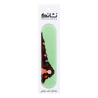 بوک مارک ژله ای دو رو طرح دخترک قصه گو برند نشانک