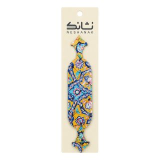 بوک مارک چوبی طرح باغ فیروزه برند نشانک