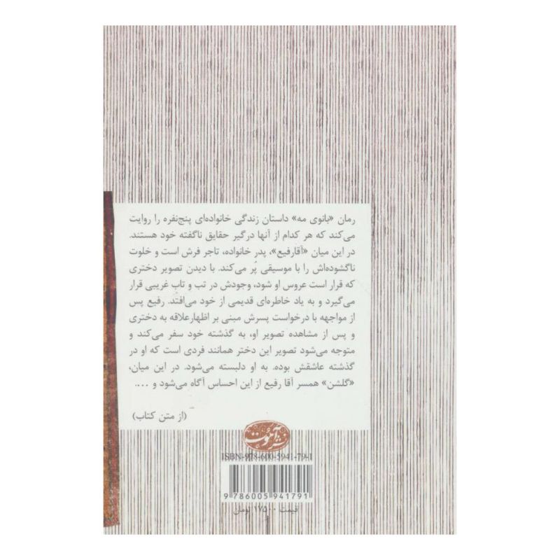 کتاب بانوی مه اثر محمدرضا آریان فر انتشارات آموت