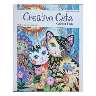 کتاب رنگ آمیزی creative cats انتشارات حوض نقره