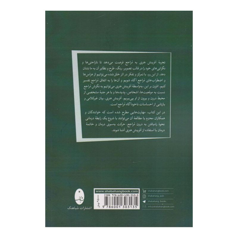 کتاب پنجره های کوچک به سوی هنر درمانی اثر دبورا شرودر انتشارات شباهنگ