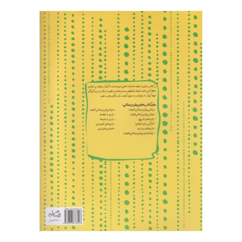 کتاب بازی  با سایه  ها اثر داریوش صادقی انتشارات نیستان