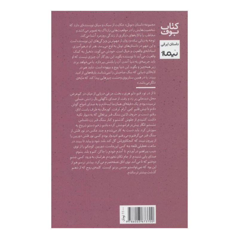 کتاب تونل اثر فرهاد کشوری انتشارات نیماژ