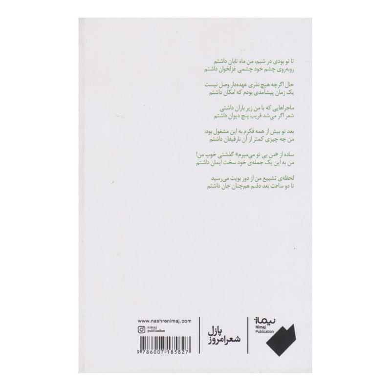 کتاب پیشامد اثر کاظم بهمنی انتشارات نیماژ