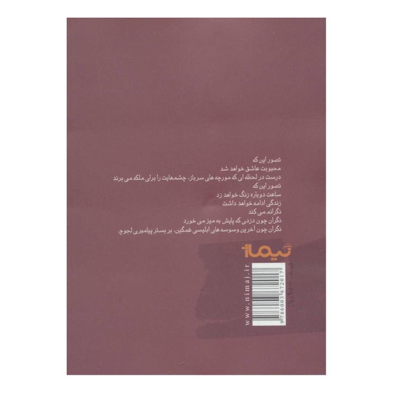 کتاب من گرگ خیالبافی هستم اثر الیاس علوی انتشارات نیماژ