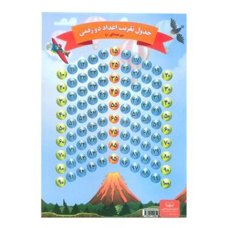 کتاب جدول تقریب اعداد دو رقمی A4 انتشارات اندیشه کهن
