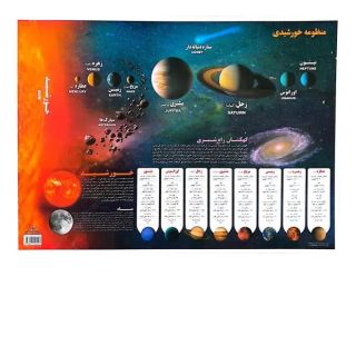 پوستر منظومه شمسی A3 (لمینت) انتشارات اندیشه کهن