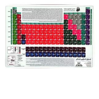جدول تناوبی عناصر 25*35 (لمینت) انتشارات اندیشه کهن