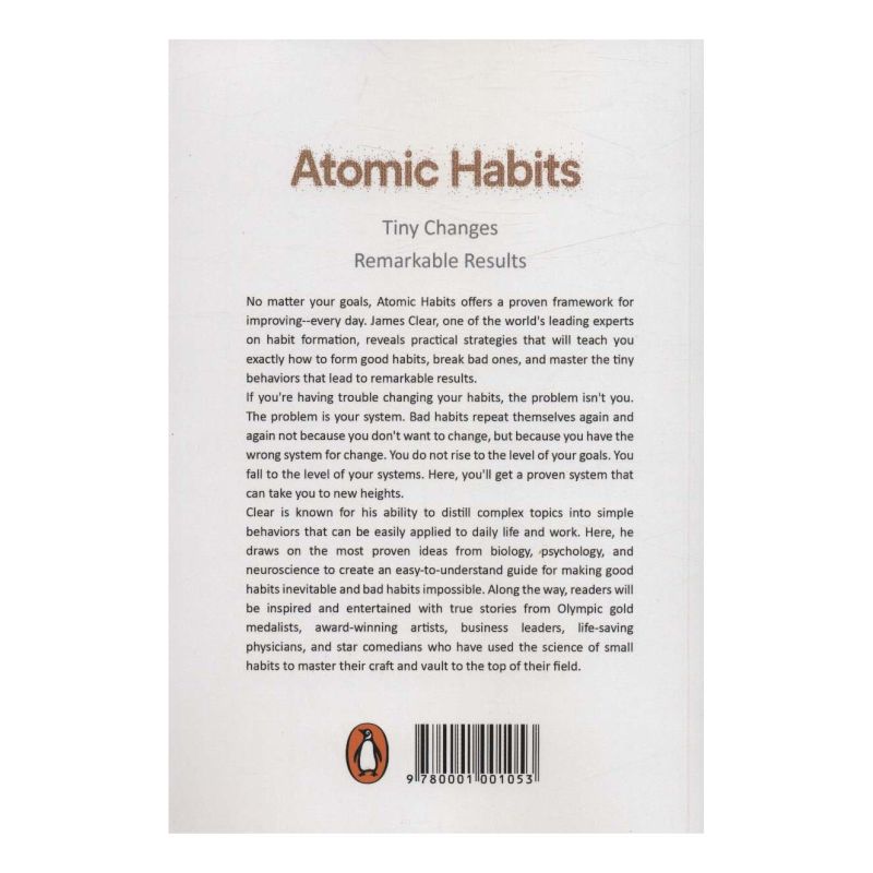 کتاب Atomic Habits اثر جیمز کلیر انتشارات زبان ما