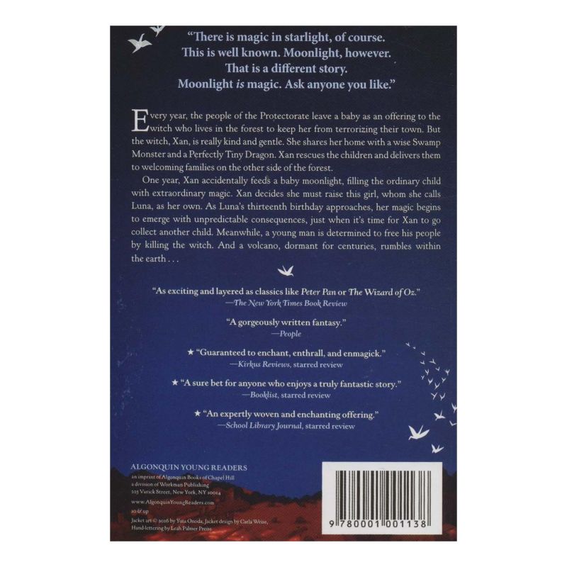 کتاب The Girl who Drank the Moon اثر کلی بارن هیل انتشارات زبان ما