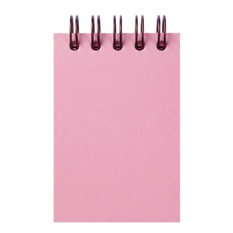 دفترچه یادداشت 8×5 بی خط رنگی مدل Ring Note برند آبرنگ