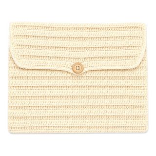 کیف کتاب قلاب بافی طرح آغوش ابر
