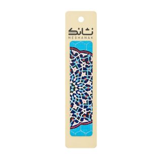 بوک مارک چوبی طرح طلسم فیروزه برند نشانک