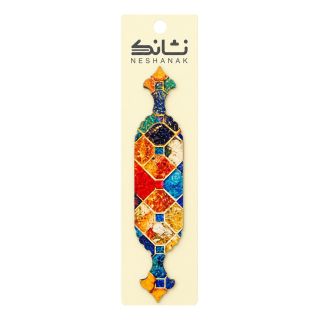 بوک مارک چوبی طرح راز هزار رنگ برند نشانک