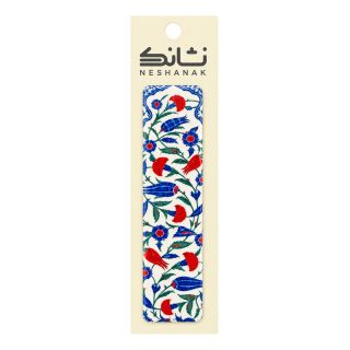 بوک مارک چوبی طرح آواز گل برند نشانک