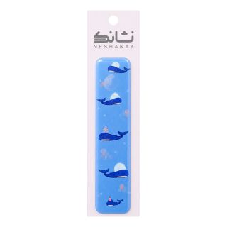 بوک مارک ژله ای دو رو طرح بازی نهنگ ها برند نشانک