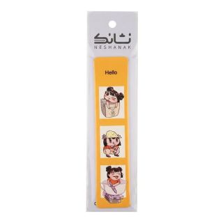 بوک مارک ژله ای دو رو طرح Hello برند نشانک