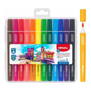 ماژیک 12 رنگ Super Brush سری Creative برند فونزيل