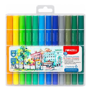 ماژیک 24 رنگ Super Brush سری Creative برند فونزيل
